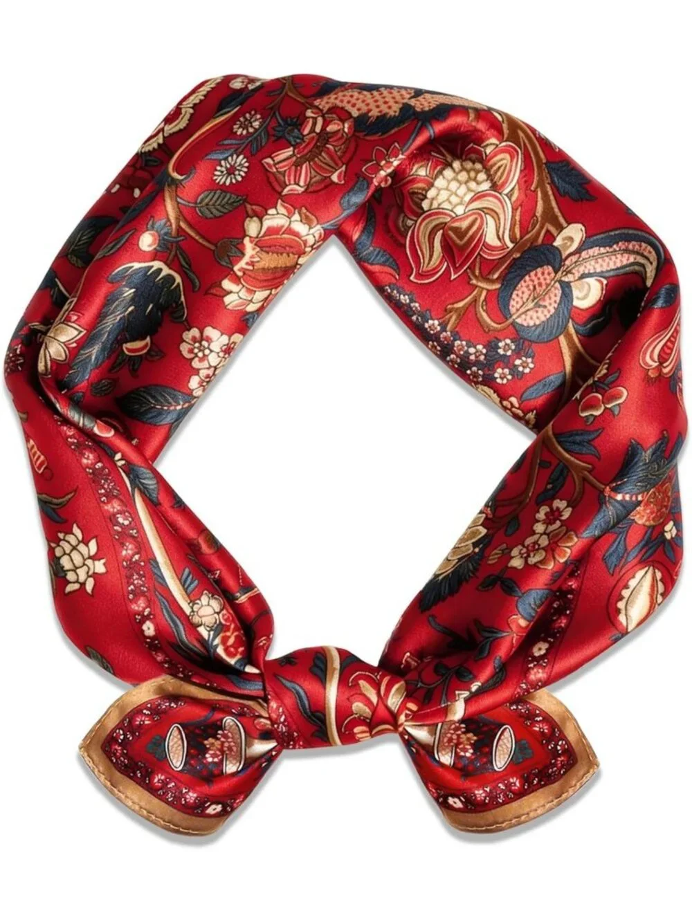 100% Mulberry Silk Scarf - 21